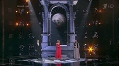 Ольга Кормухина, Витольд Петровский и иеромонах Фотий. «Памяти Карузо». Голос-4. Полуфинал. Фрагмент выпуска от 18.12.2015