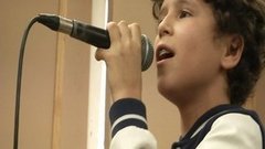 Елисей Никандров на репетиции перед Слепыми прослушиваниями. Голос.Дети-1. Специальный репортаж