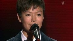 Зульфат Габдулин. «Because of you». Голос.Дети-1. Слепое прослушивание. Фрагмент выпуска от 28.02.2014