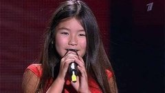 Полина Богусевич. «Think». Голос.Дети-1. Слепое прослушивание. Фрагмент выпуска от 28.02.2014