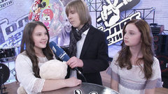 Мария Стамова и Дарья Шаврина. Интервью после Поединка. Голос.Дети-2