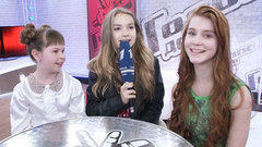 Софья Феоктистова и Полина Романова. Интервью после Поединка. Голос.Дети-2