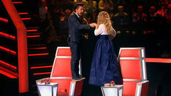 Наставники сплясали и встали на «табуретку» в борьбе за Марьяну Мостовяк. Голос.Дети-3. Фрагмент выпуска от 26.02.2016