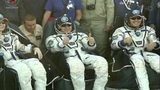 Российский космонавт Федор Юрчихин и астронавты НАСА Джек Фишер и Пегги Уитсон вернулись на Землю