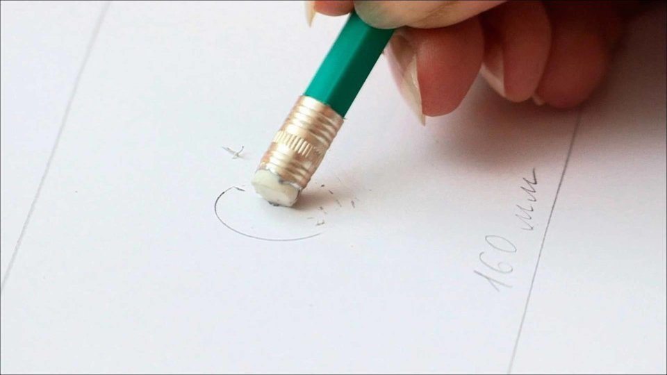 Ластик, стирательная резинка для карандаша набор 4 штуки