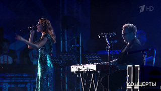 Владимир Пресняков и Наталья Подольская — «Белый снег». Юбилейный концерт Леонида Агутина и Владимира Преснякова. Международный музыкальный фестиваль «Жара». Фрагмент выпуска от 10.08.2018