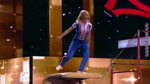 Елена Бережная. Опорный прыжок. Без страховки. Фрагмент выпуска от 07.05.2016