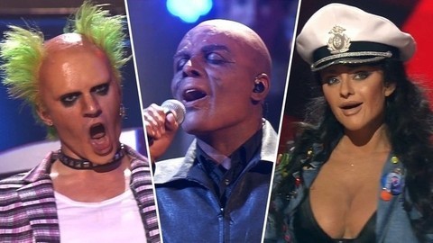 Солист группы Prodigy Кит Флинт, сексуальная Сабрина и романтик Сил. Новые образы Суперсезона шоу «Точь-в-точь». Специальный репортаж