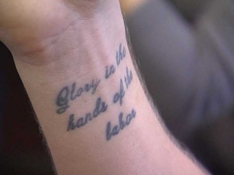 Татуировки Алексея Воробьeва