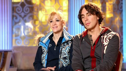 Албена Денкова и Руслан Гончаров. Тренировка. Фрагмент выпуска от 31.03.2012