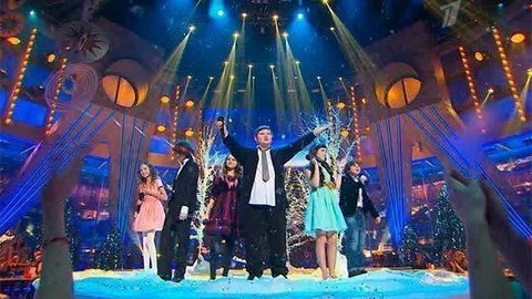 Участники проекта «Голос. Дети». Песня из к/ф «Вам и не снилось». Новогодняя ночь на Первом. Фрагмент выпуска от 01.01.2015