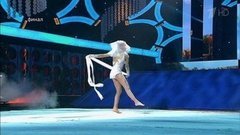 Елена Бережная — «Вальс». Художественная гимнастика. Без страховки. Фрагмент выпуска от 30.04.2016