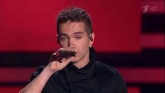 Кирилл Бабиев. «Numb». Голос-5. Слепое прослушивание. Фрагмент выпуска от 09.09.2016