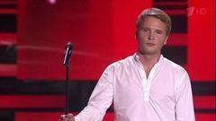 Андрей Весенин. «Черный ворон». Голос-5. Слепое прослушивание. Фрагмент выпуска от 30.09.2016