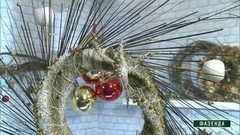 Декоративный венок. Фазенда. Фрагмент выпуска от 18.12.2016