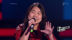 Арина Хан. «Chandelier». Голос.Дети-4. Слепое прослушивание. Фрагмент выпуска от 03.03.2017