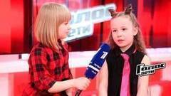 «Нюшу выбрала, потому что люблю, когда педагог — женщина». Александра Давыдова. Интервью после Слепого прослушивания. Голос.Дети-4