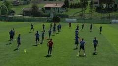 Российская сборная в австрийских Альпах готовится к Кубку конфедераций