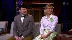 Актеры Олеся Судзиловская и Анатолий Белый. Вечерний Ургант. Фрагмент выпуска от 23.03.2015