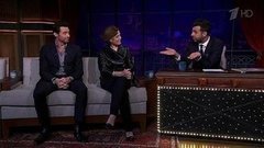 Хью Джекман и Сигурни Уивер. Вечерний Ургант. 434 выпуск от 06.03.2015