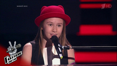 Милена Лукьянцева. «Черный кот». Голос.Дети-5. Слепое прослушивание. Фрагмент выпуска от 02.02.2018