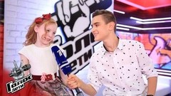«С Бастой хочу спеть песню, которую написала моя мама». Анастасия Григорьева. Интервью после Слепого прослушивания. Голос.Дети-5