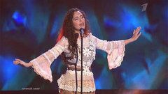 Эльмира Калимуллина. «В горнице моей светло». Голос-1. Полуфинал. Фрагмент выпуска от 21.12.2012