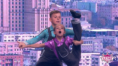 Танцоры-акробаты Анна Мальцева и Алексей Баранов. Лучше всех! Фрагмент выпуска от 16.12.2018