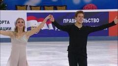 Виктория Синицина и Никита Кацалапов выиграли золото Чемпионата России! Произвольный танец. Танцы. Чемпионат России по фигурному катанию 2019