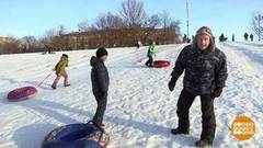 Дмитрий Талабуев покоряет горки. Доброе утро. Фрагмент выпуска от 28.02.2019