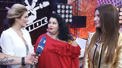 Мариам Мерабова, Виктория Черенцова и Ксения Бузина. Интервью после Поединка. Голос-3