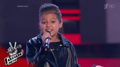 Агата Барабаш. «Ленинградский рок-н-ролл». Голос.Дети-6. Слепое прослушивание. Фрагмент выпуска от 22.03.2019