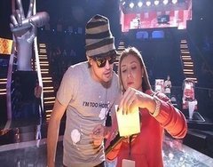 Дима Билан и Маргарита Позоян. Репетиция песни «Памяти Карузо». Перед Финалом. Голос-1