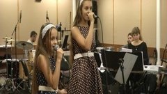 Сестры Вольские на репетиции перед Слепыми прослушиваниями. Голос.Дети-1. Специальный репортаж