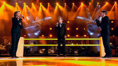 Михаил Смирнов, Дмитрий Устинов и Георгий Долголенко. «Souvenirs». Поединки. Команда Пелагеи. Голос.Дети-2. Фрагмент выпуска от 27.03.2015