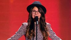 Наиля Умитбаева. «Non je ne regrette rien». Голос.Дети-2. Слепое прослушивание. Фрагмент выпуска от 06.03.2015