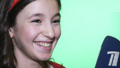 София Кварацхелия. Интервью после Слепого прослушивания. Голос.Дети-2