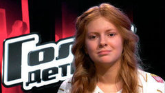 Ксения Бракунова: «Музыка — это мой кислород». Голос.Дети-2. Фрагмент выпуска от 13.02.2015