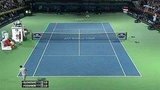 В полуфинале теннисного турнира в Дубаи Роджер Федерер взял верх над Новаком Джоковичем