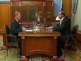 Владимир Путин встретился с заместителем министра промышленности и торговли Денисом Мантуровым