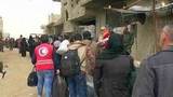 Жители сирийского города Дума вышли на улицы с призывом, чтобы боевики прекратили сопротивление правительственным силам