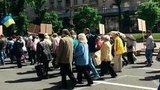 В Киеве несколько тысяч человек сегодня вышли на акцию протеста против роста коммунальных тарифов