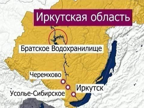 Иркутск черемхово карта