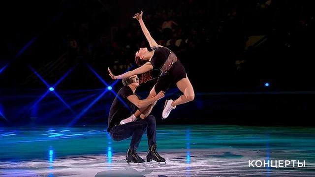 Екатерина Боброва и Дмитрий Соловьев. Ледовое шоу российских олимпийцев. Фрагмент выпуска от 04.03.2018