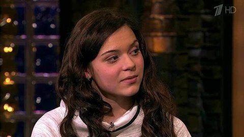 Олимпийская чемпионка в женском одиночном фигурном катании Аделина Сотникова. Вечерний Ургант. Фрагмент выпуска от 25.02.2014