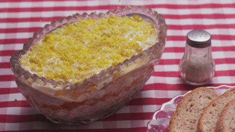 Салат «Мимоза». История блюда. История российской кухни. Фрагмент выпуска от 21.09.2014