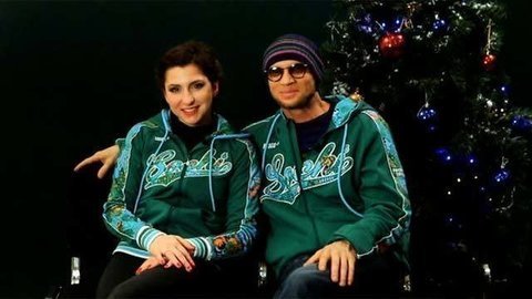 Яна Хохлова и Дмитрий Хрусталeв. Тренировка. Фрагмент выпуска от 29.12.2013