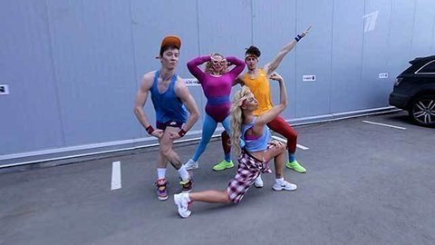 Игорь Гавриков, Елена Лузина, Тимур Очилов, Анастасия Сизова. Тренировка. Гала-концерт. Танцуй! Фрагмент выпуска от 27.06.2015