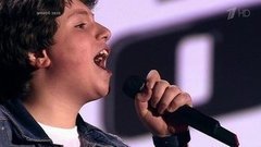 Максимилиан Хихинашвили. «Nel blu dipinto di blu». Голос.Дети-3. Слепое прослушивание. Фрагмент выпуска от 25.03.2016