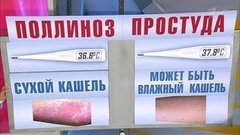 Болезни-близнецы. Весенняя копия простуды. Жить здорово! Фрагмент выпуска от 20.04.2016